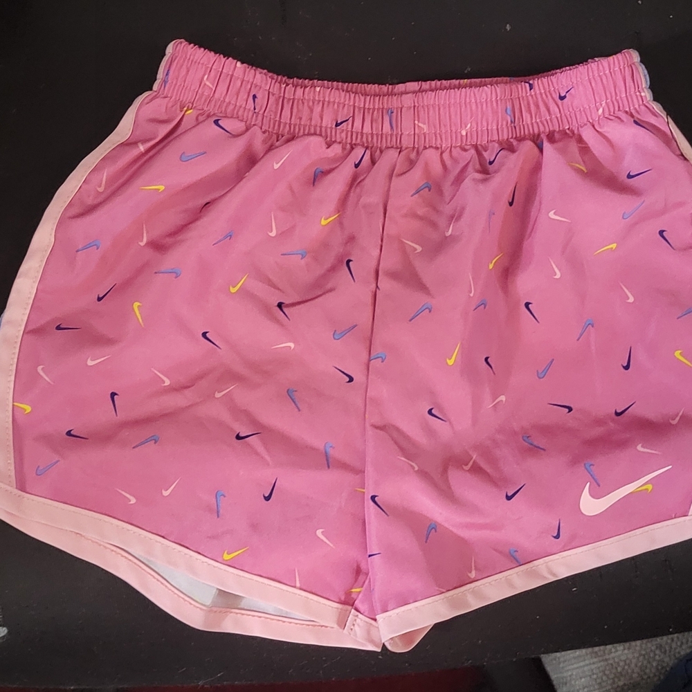Nike Girls Dri-Fit Pink Shorts